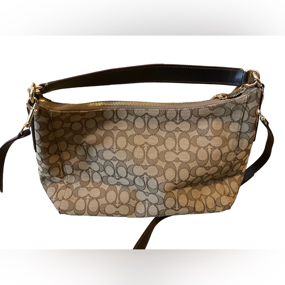 Coach East/West Celeste Signature Shoulder Bag - Picture 2 of 11